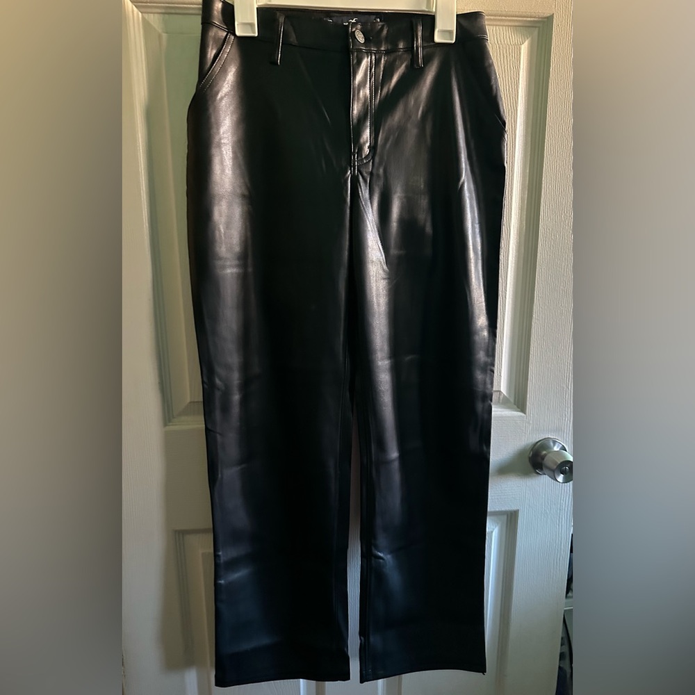 Hollister High Rise Leather Pants